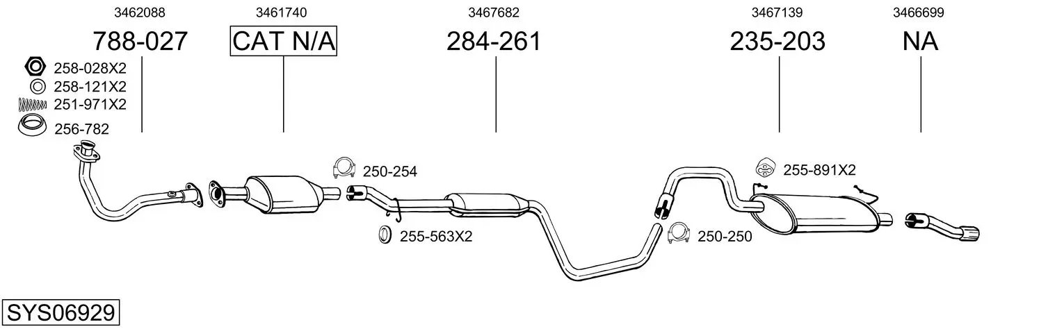 Изпускателна система BOSAL               