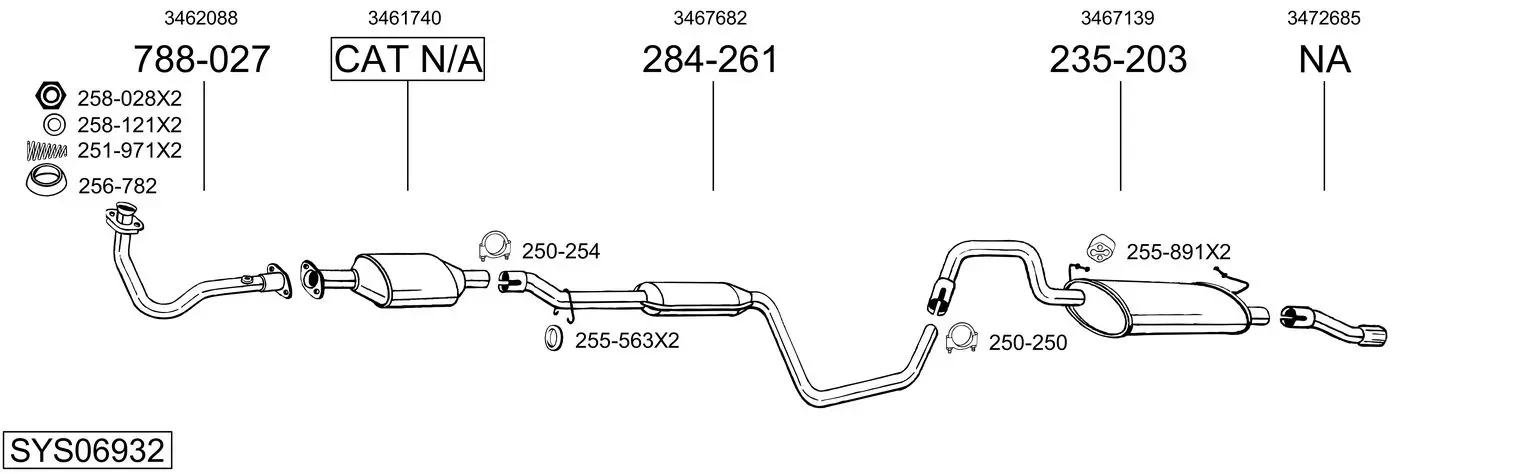 Изпускателна система BOSAL               