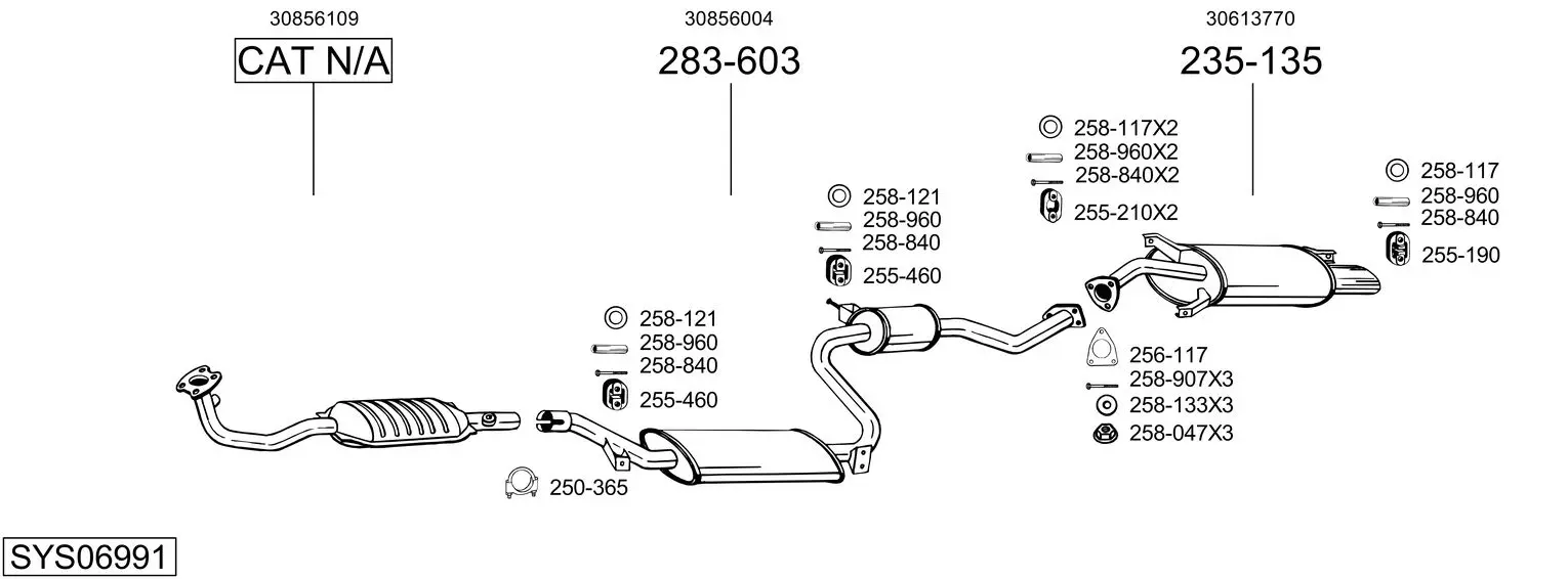 Изпускателна система BOSAL               