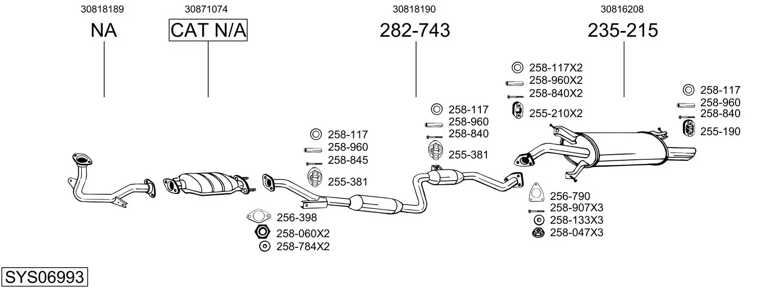 Изпускателна система BOSAL               
