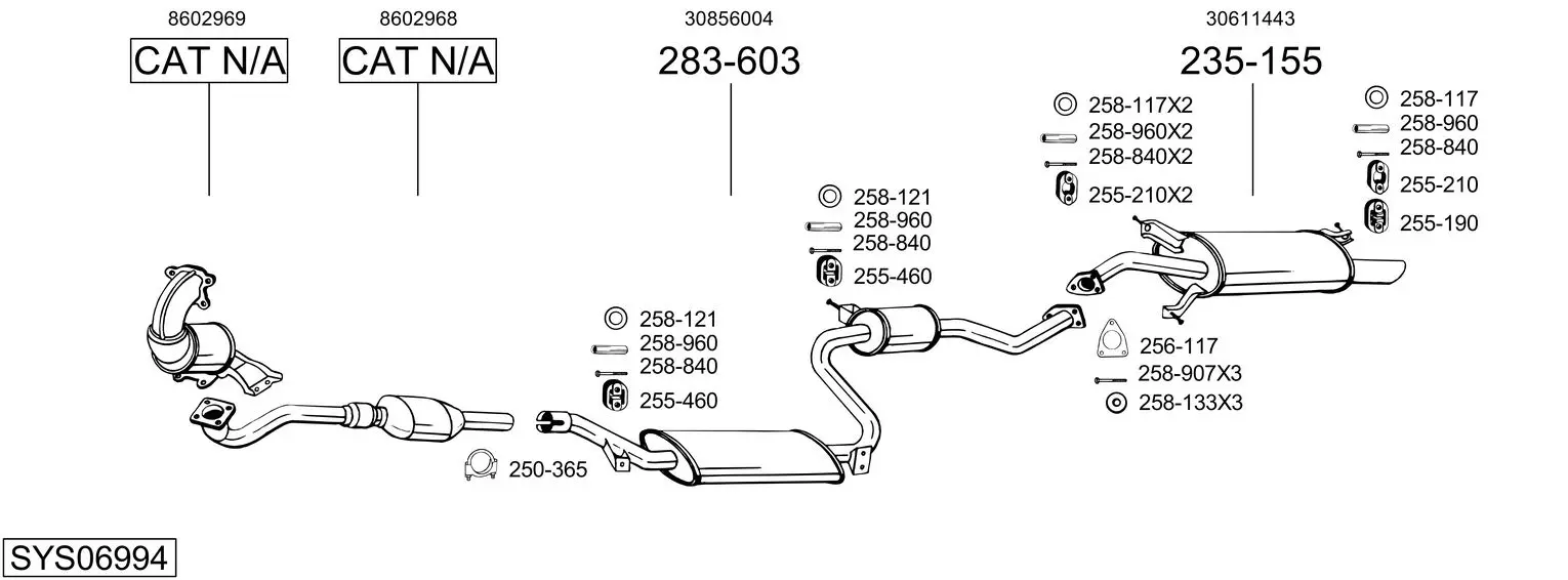 Изпускателна система BOSAL               