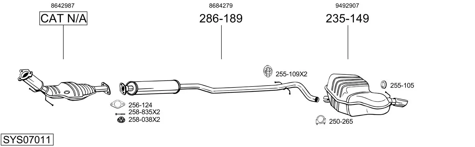 Изпускателна система BOSAL               