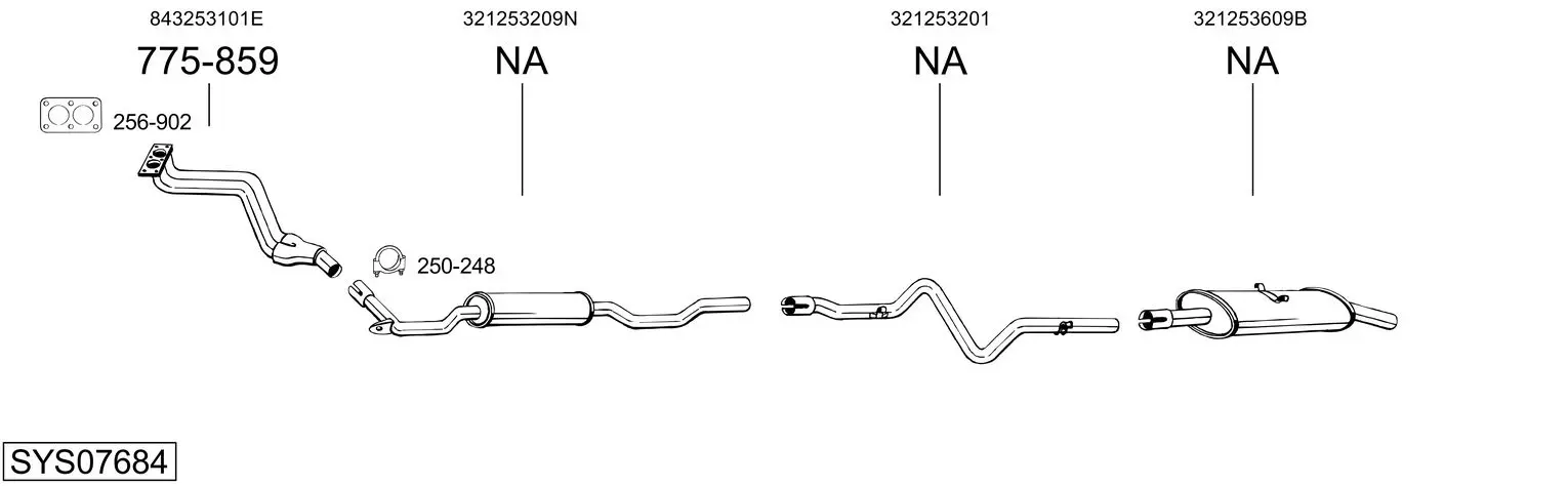 Изпускателна система BOSAL               