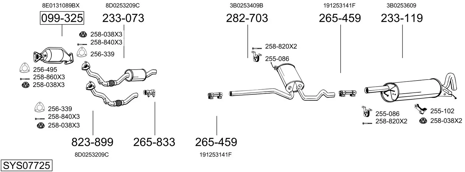 Изпускателна система BOSAL               