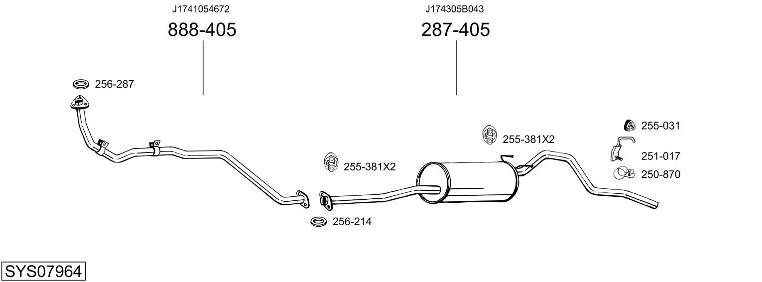 Изпускателна система BOSAL               