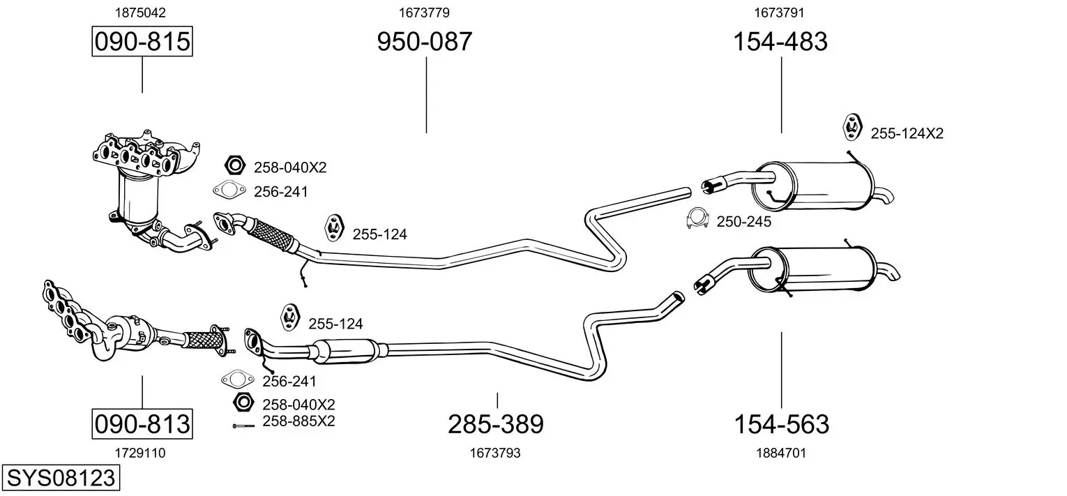 Изпускателна система BOSAL               