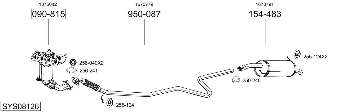 Изпускателна система BOSAL               