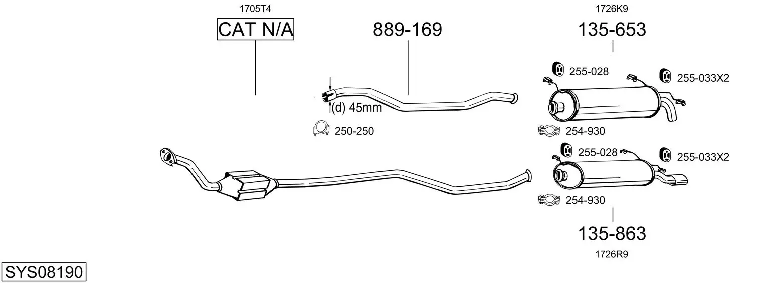 Изпускателна система BOSAL               