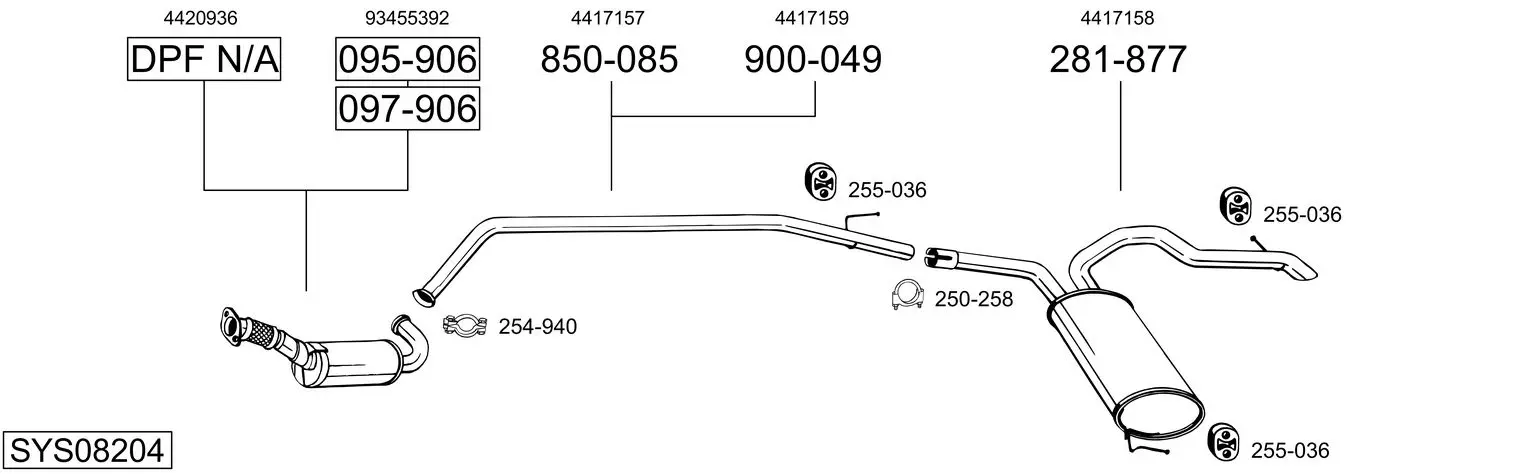 Изпускателна система BOSAL               