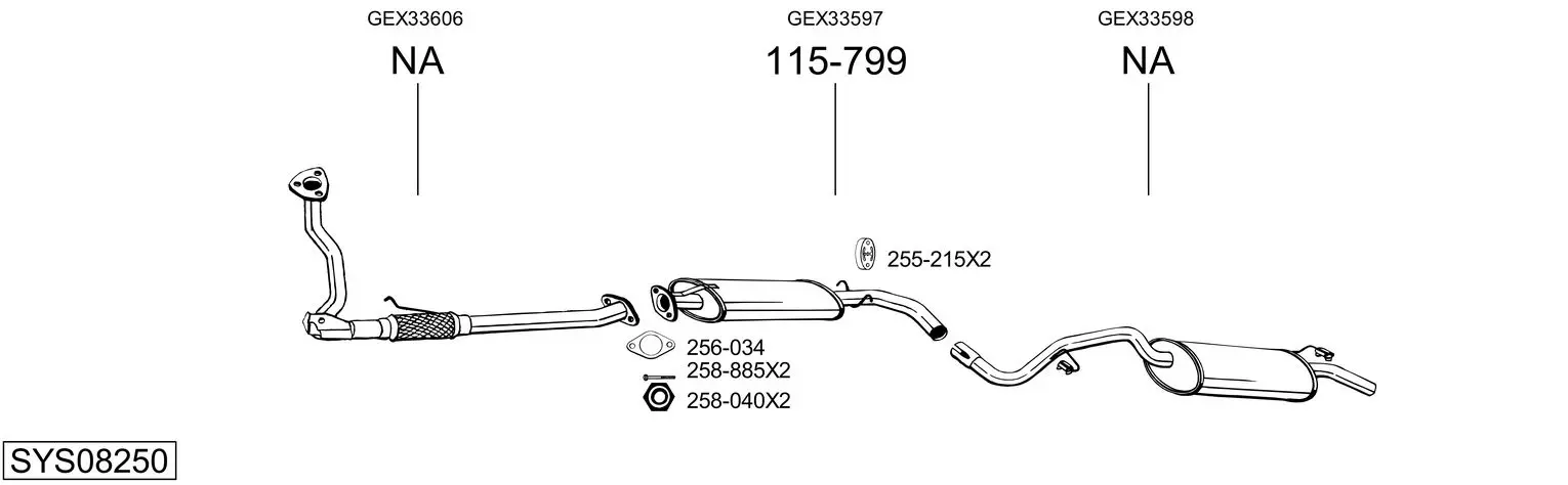 Изпускателна система BOSAL               