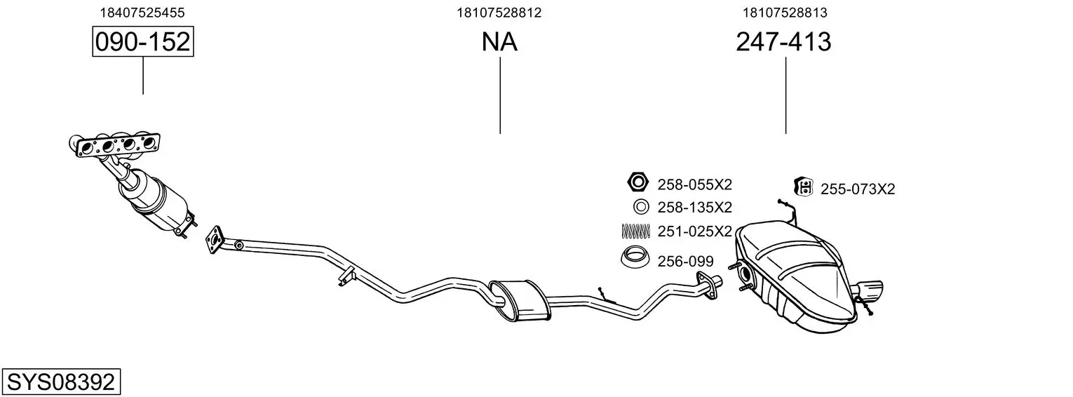 Изпускателна система BOSAL               