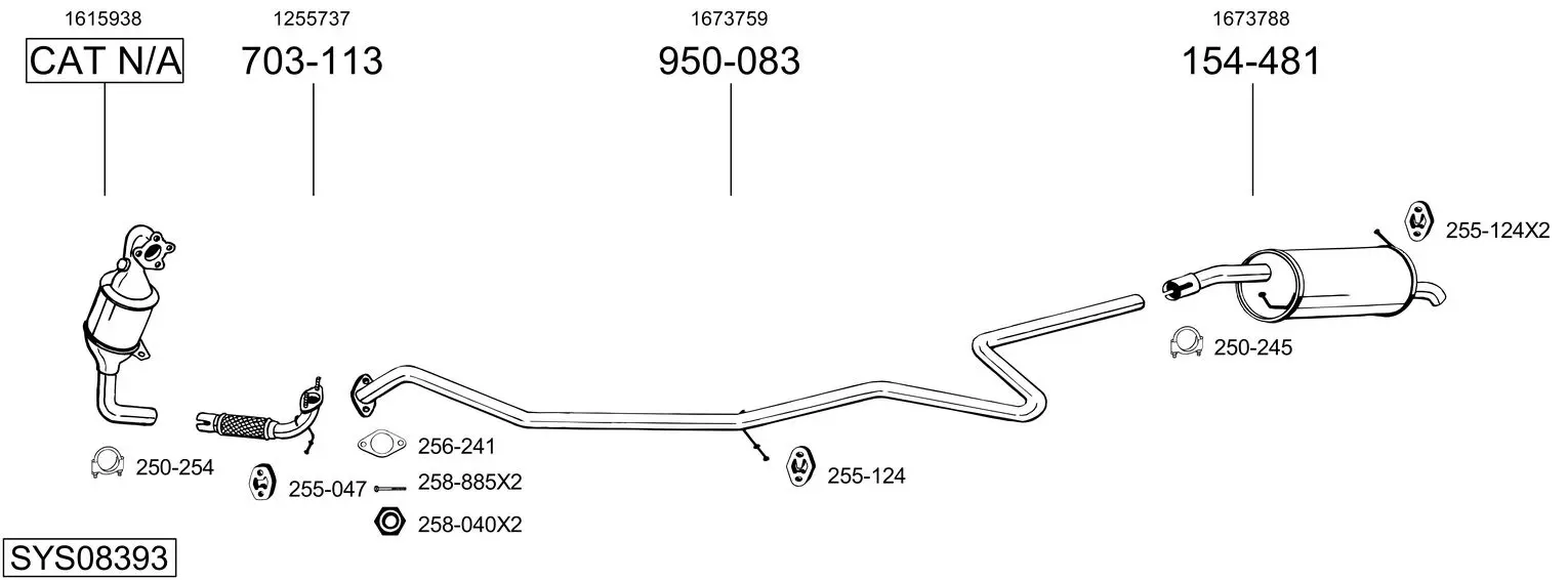 Изпускателна система BOSAL               