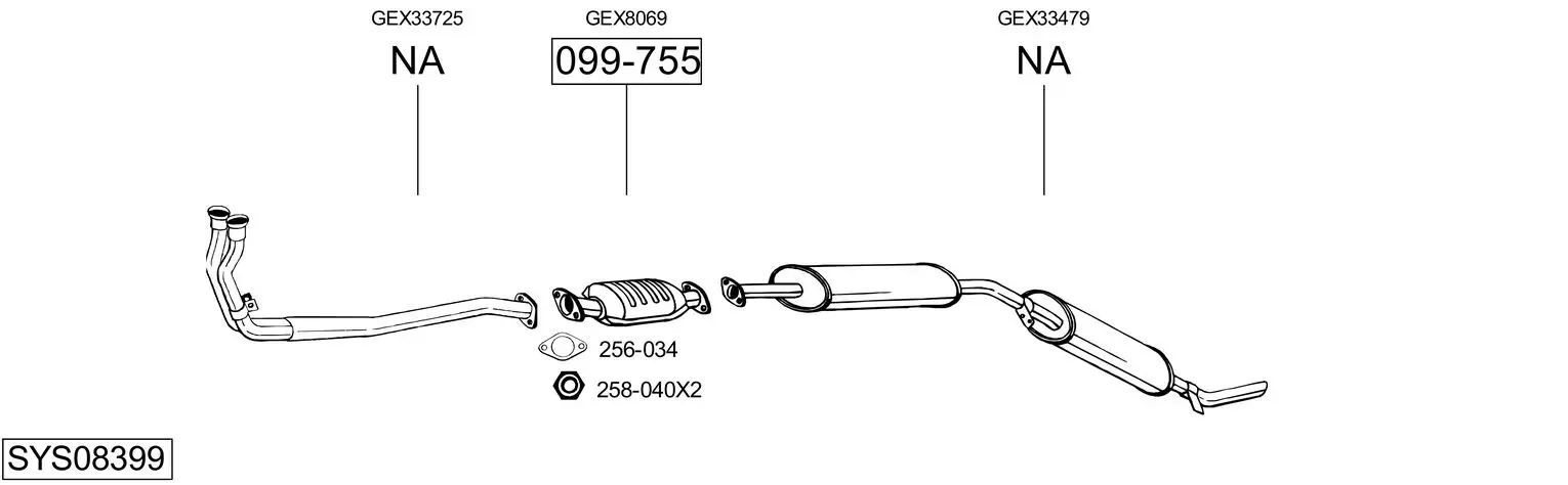 Изпускателна система BOSAL               