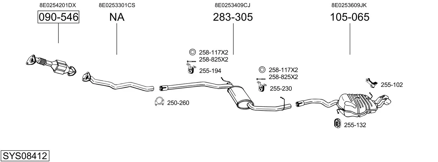 Изпускателна система BOSAL               