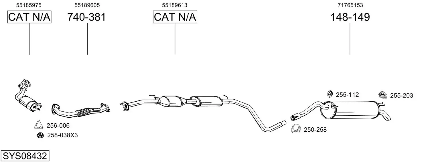 Изпускателна система BOSAL               