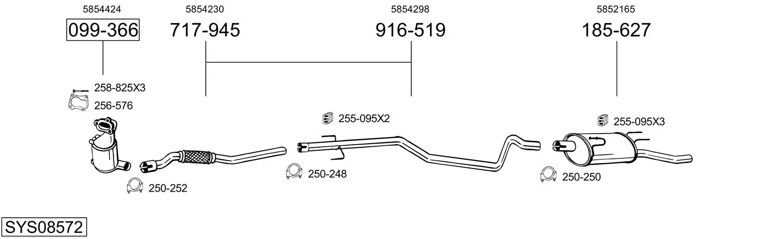 Изпускателна система BOSAL               