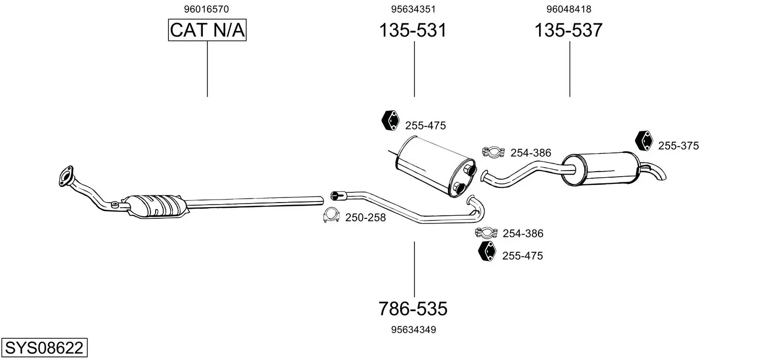 Изпускателна система BOSAL               