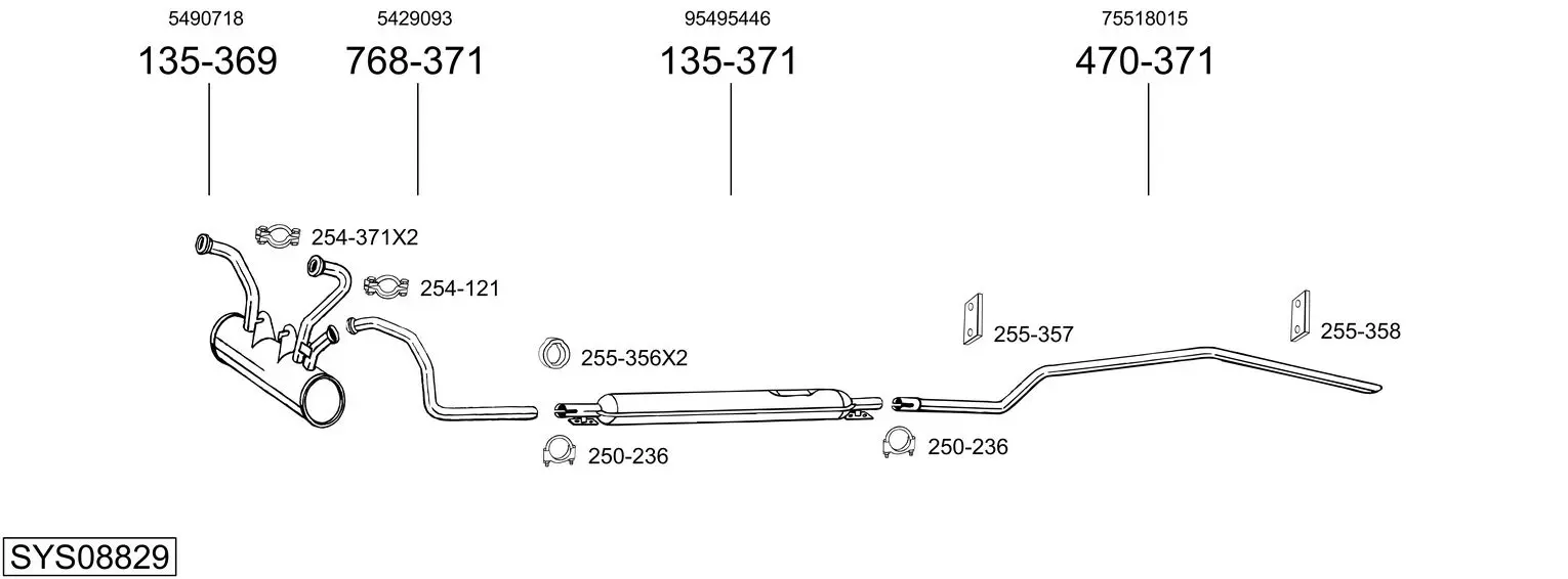 Изпускателна система BOSAL               