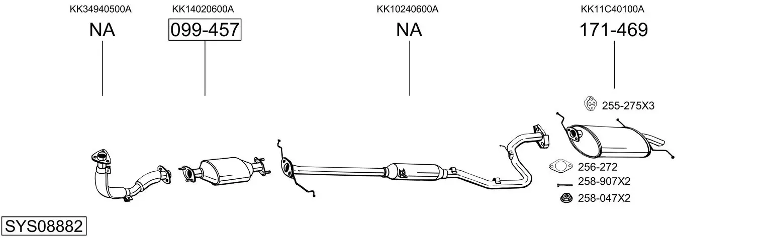 Изпускателна система BOSAL               