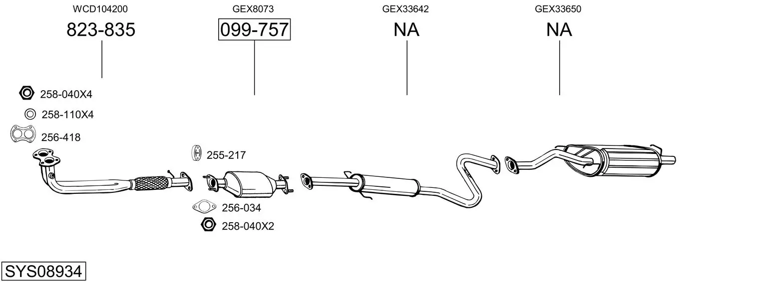 Изпускателна система BOSAL               