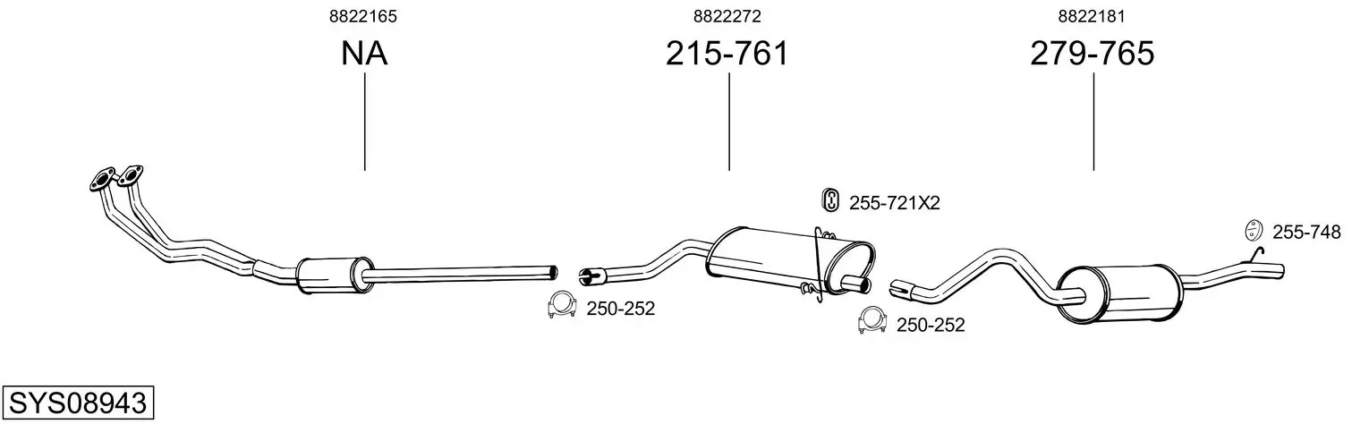 Изпускателна система BOSAL               
