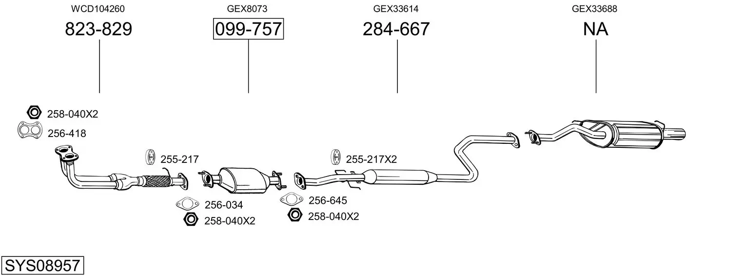 Изпускателна система BOSAL               