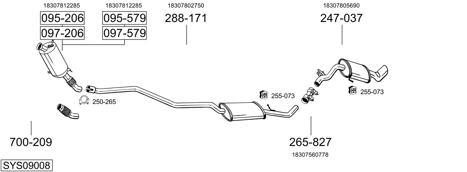 Изпускателна система BOSAL               