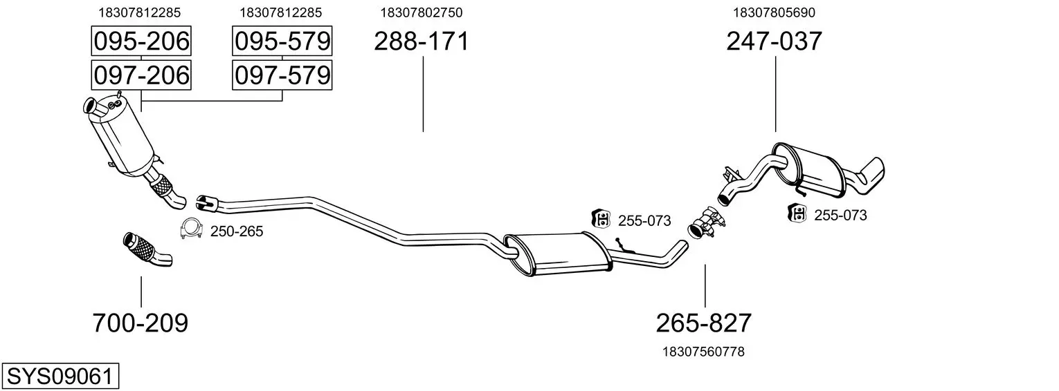Изпускателна система BOSAL               