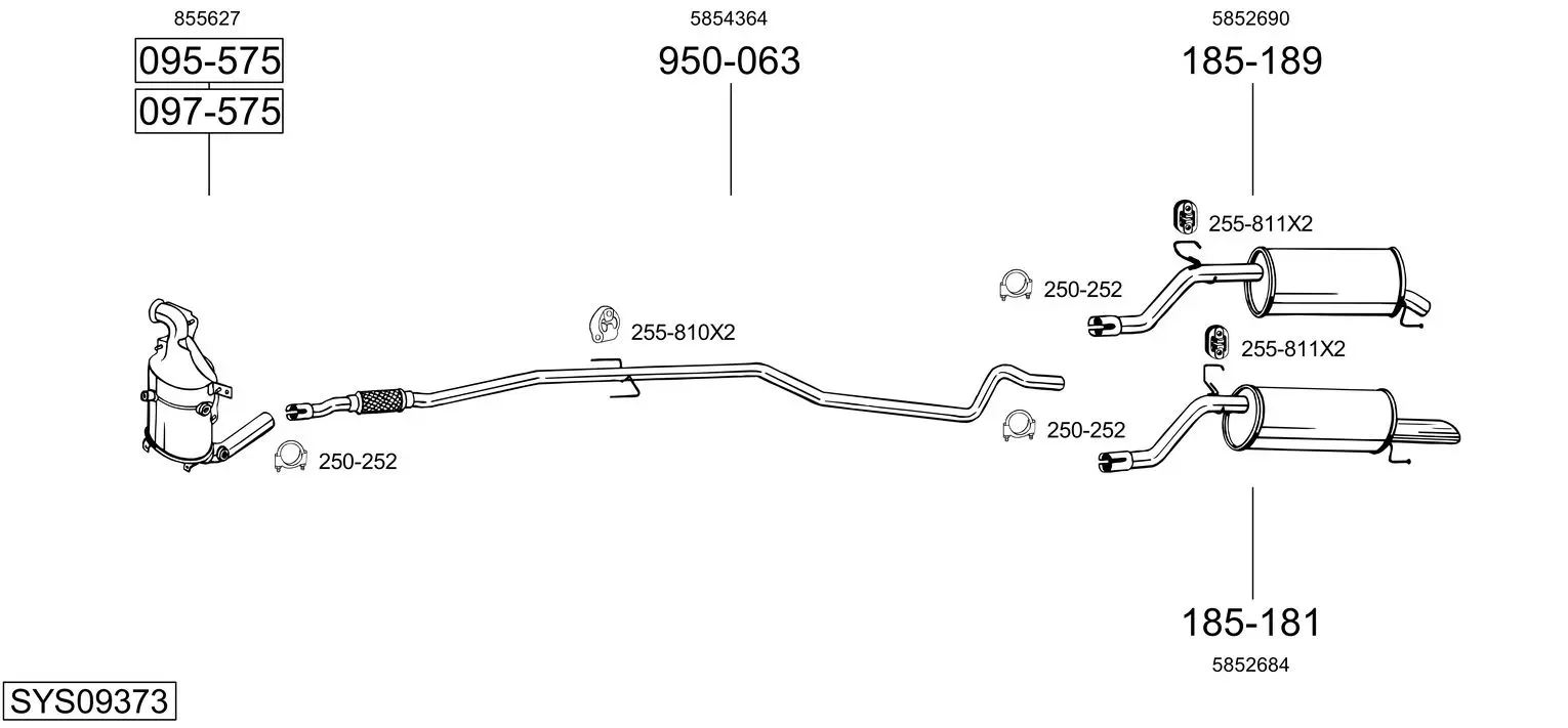 Изпускателна система BOSAL               