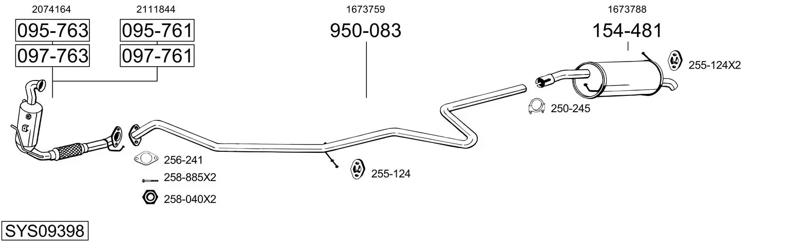 Изпускателна система BOSAL               