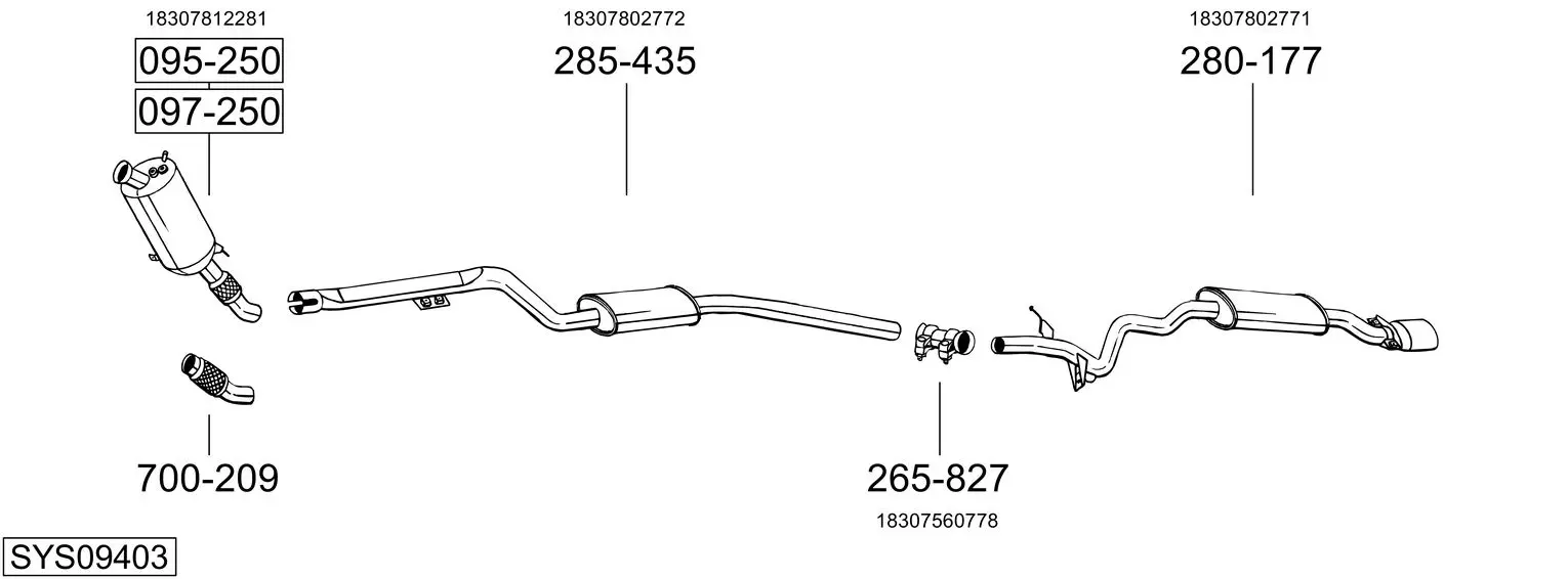 Изпускателна система BOSAL               