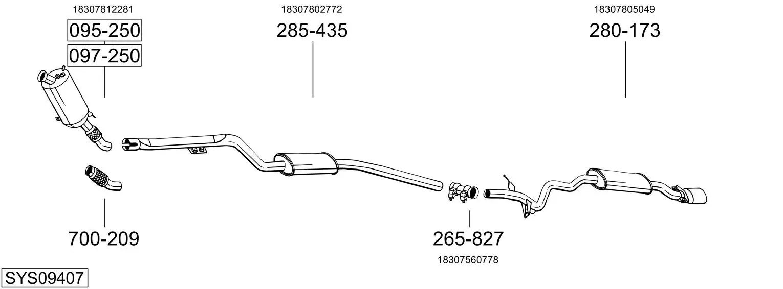 Изпускателна система BOSAL               