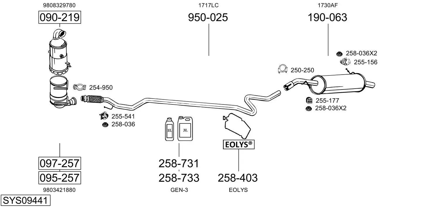 Изпускателна система BOSAL               