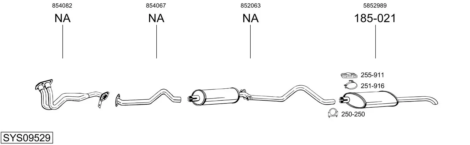 Изпускателна система BOSAL               