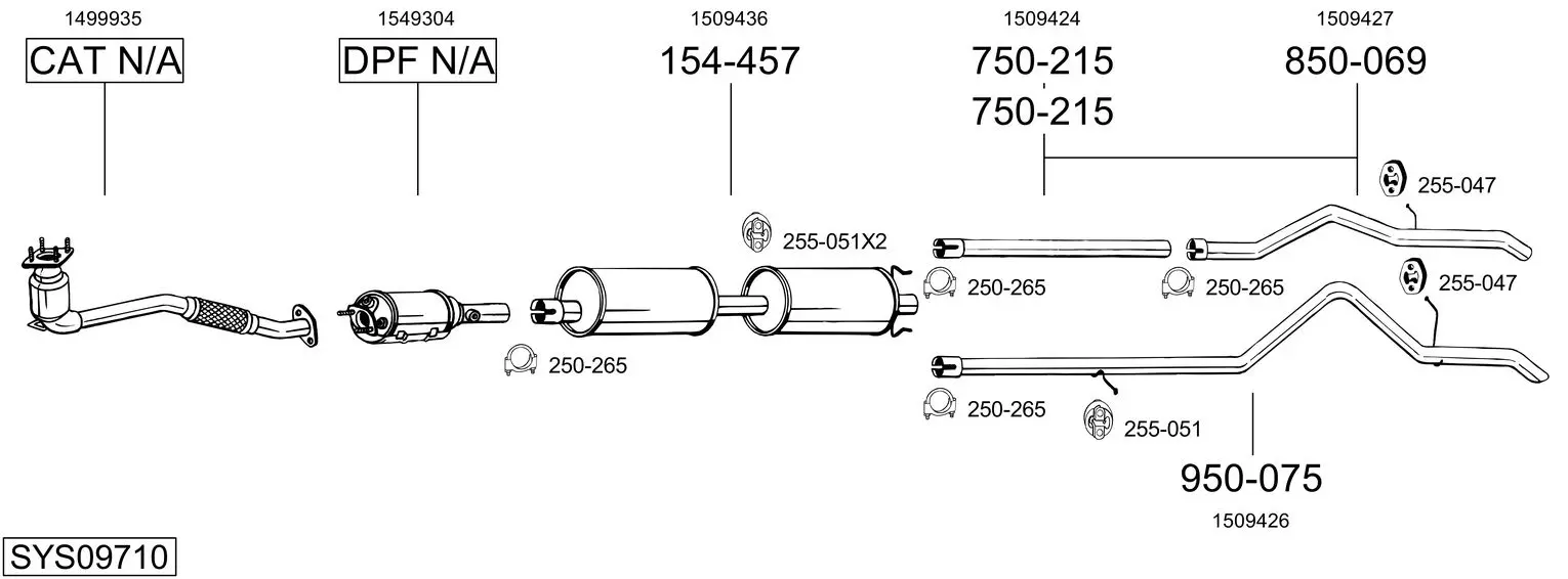 Изпускателна система BOSAL               