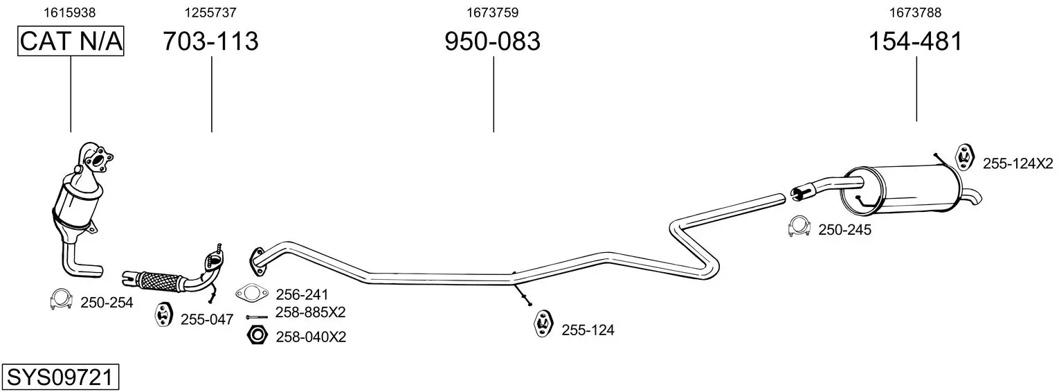Изпускателна система BOSAL               