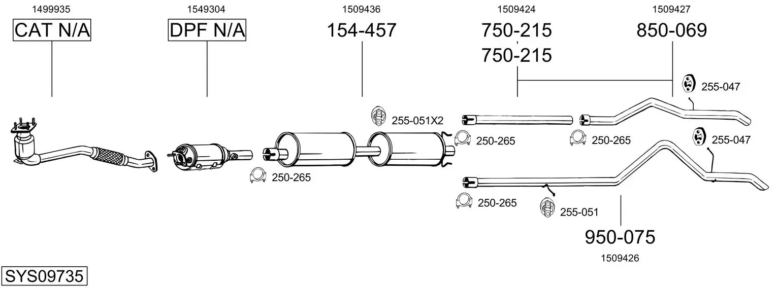 Изпускателна система BOSAL               