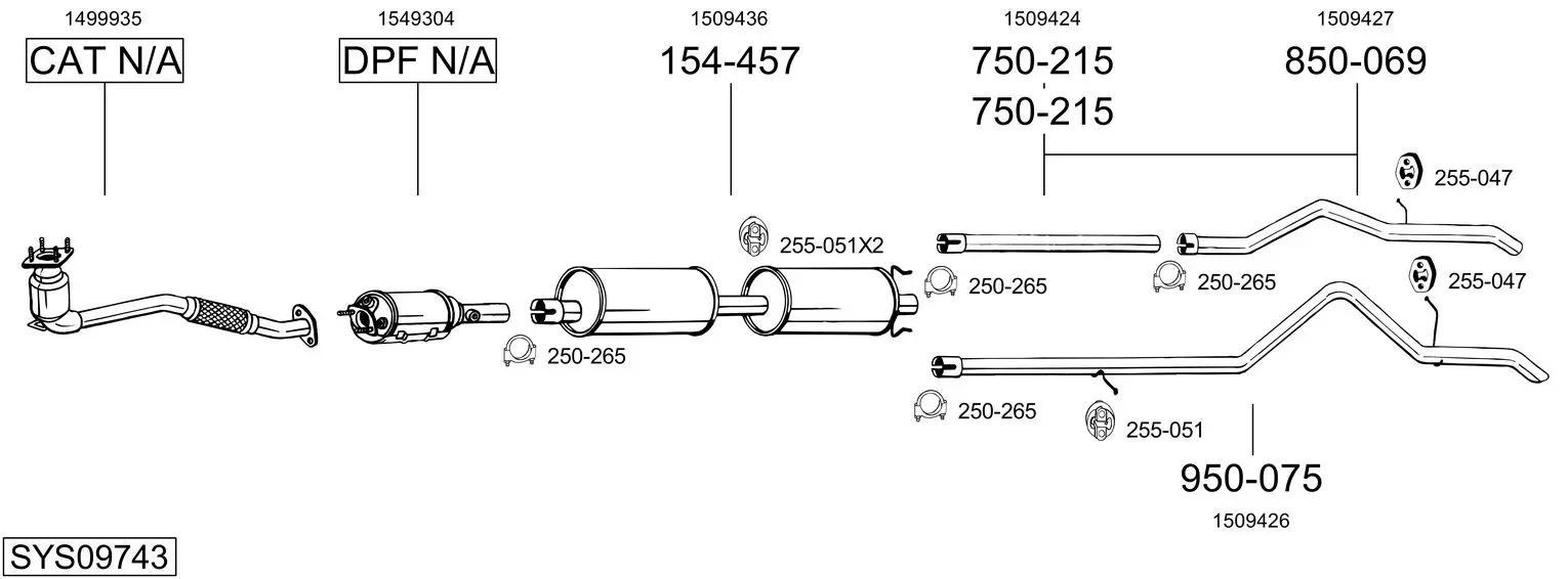 Изпускателна система BOSAL               