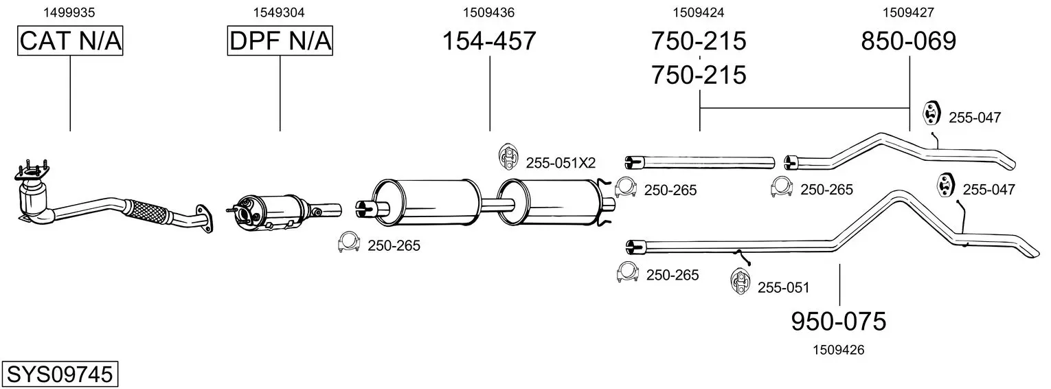 Изпускателна система BOSAL               