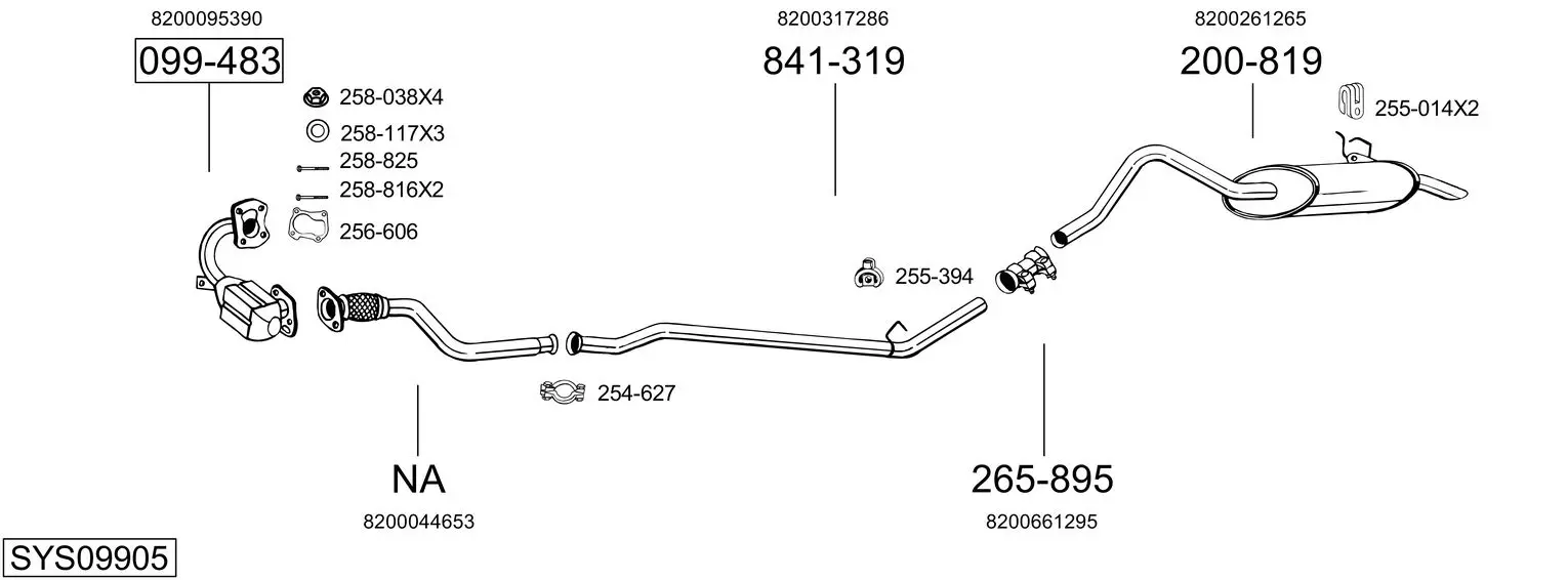 Изпускателна система BOSAL               