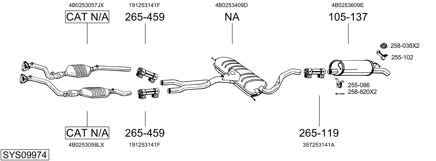 Изпускателна система BOSAL               