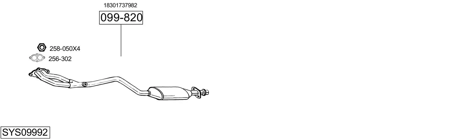 Изпускателна система BOSAL               