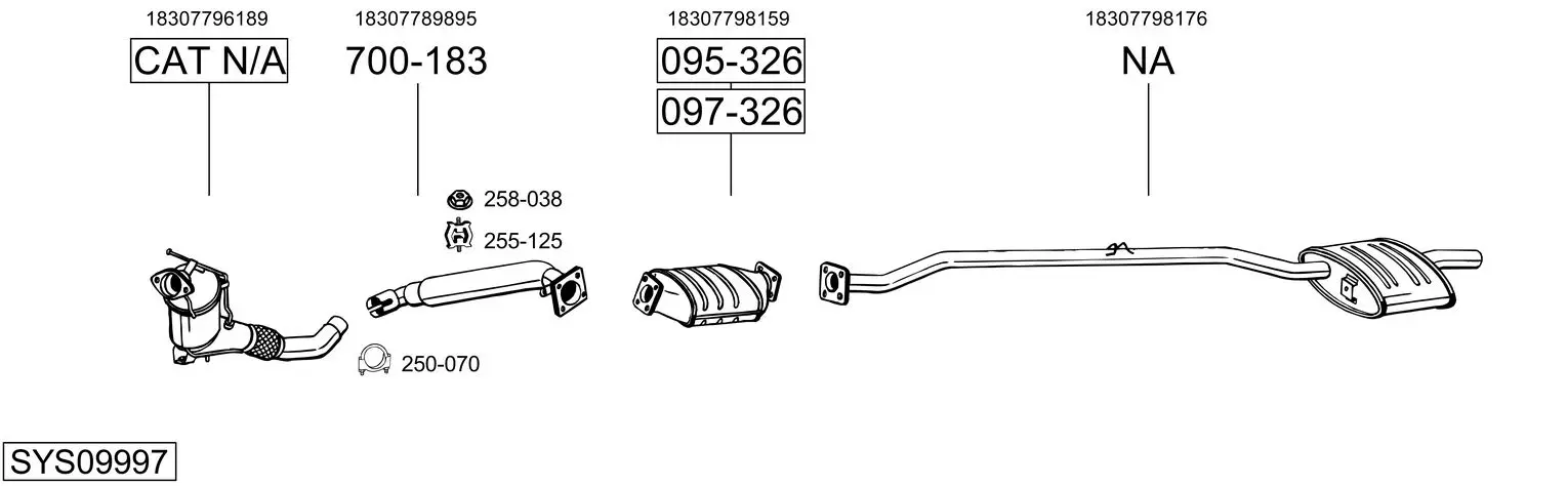 Изпускателна система BOSAL               