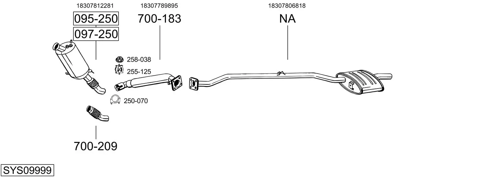 Изпускателна система BOSAL               