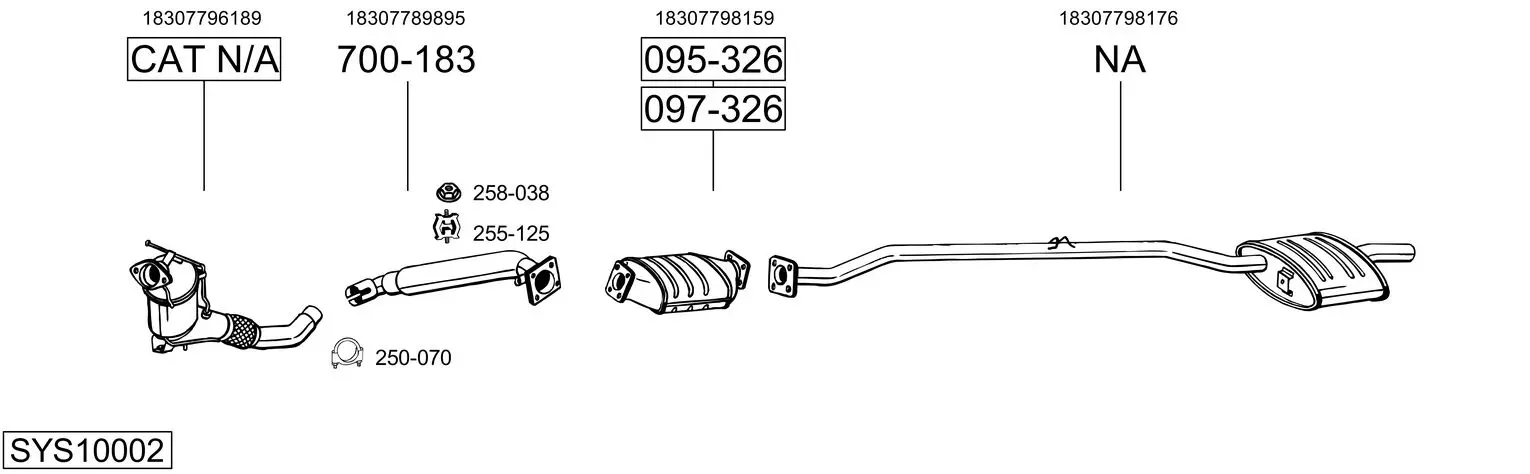 Изпускателна система BOSAL               