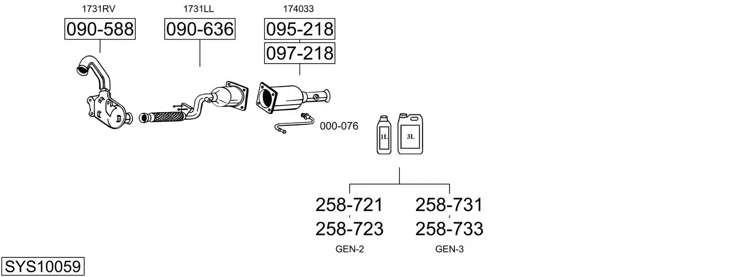 Изпускателна система BOSAL               