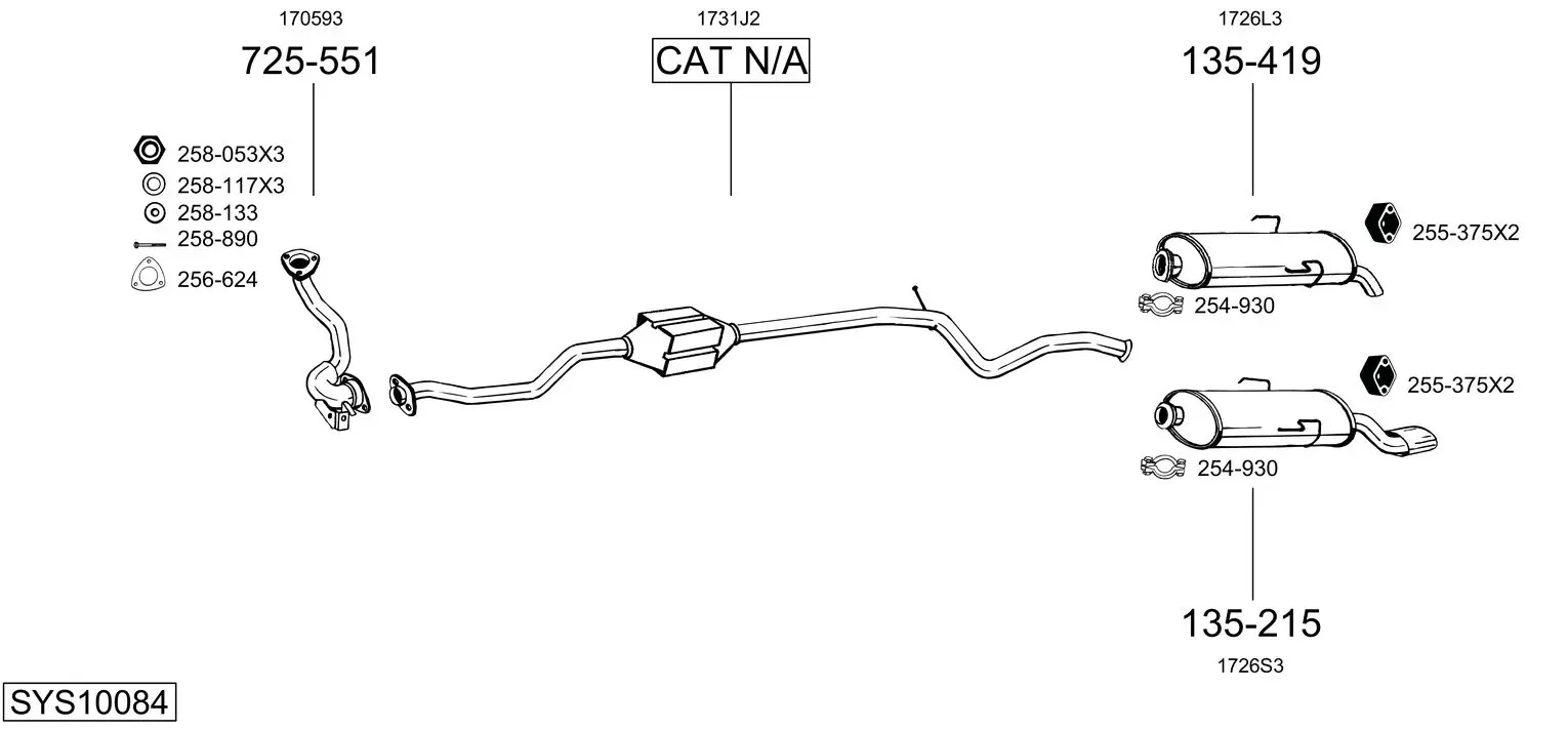 Изпускателна система BOSAL               