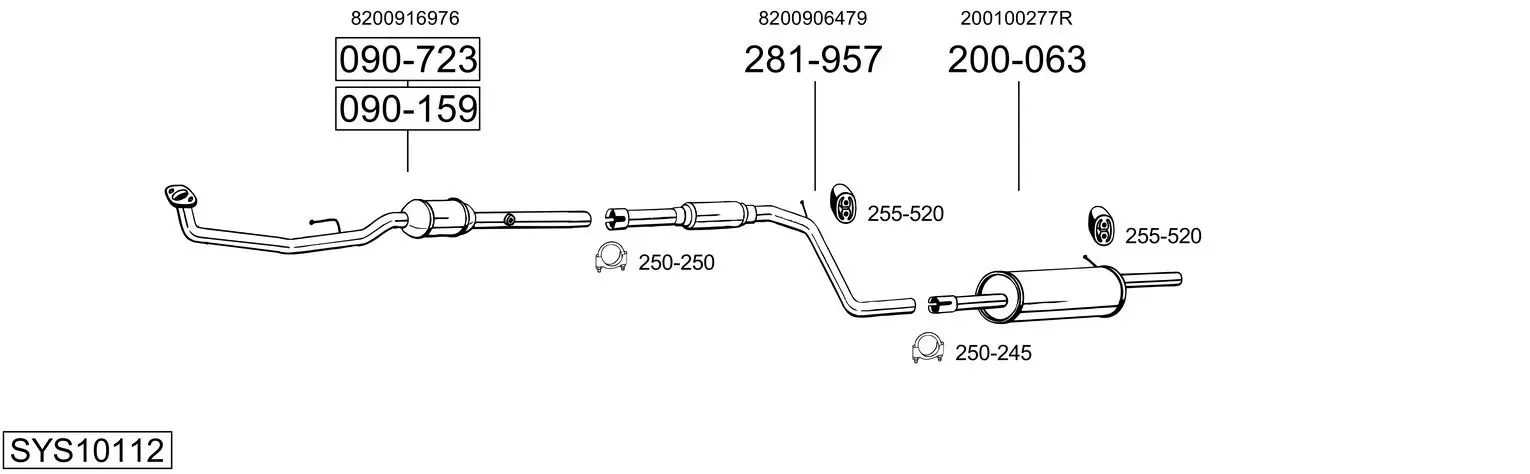 Изпускателна система BOSAL               