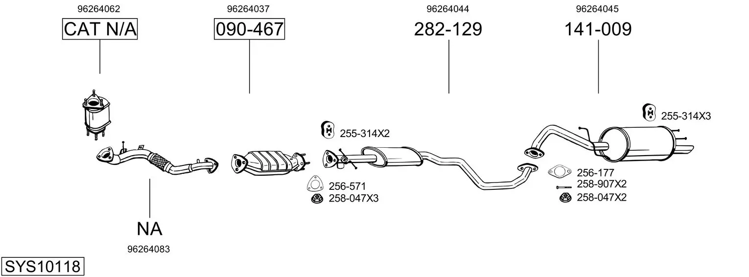 Изпускателна система BOSAL               