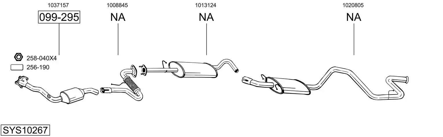 Изпускателна система BOSAL               